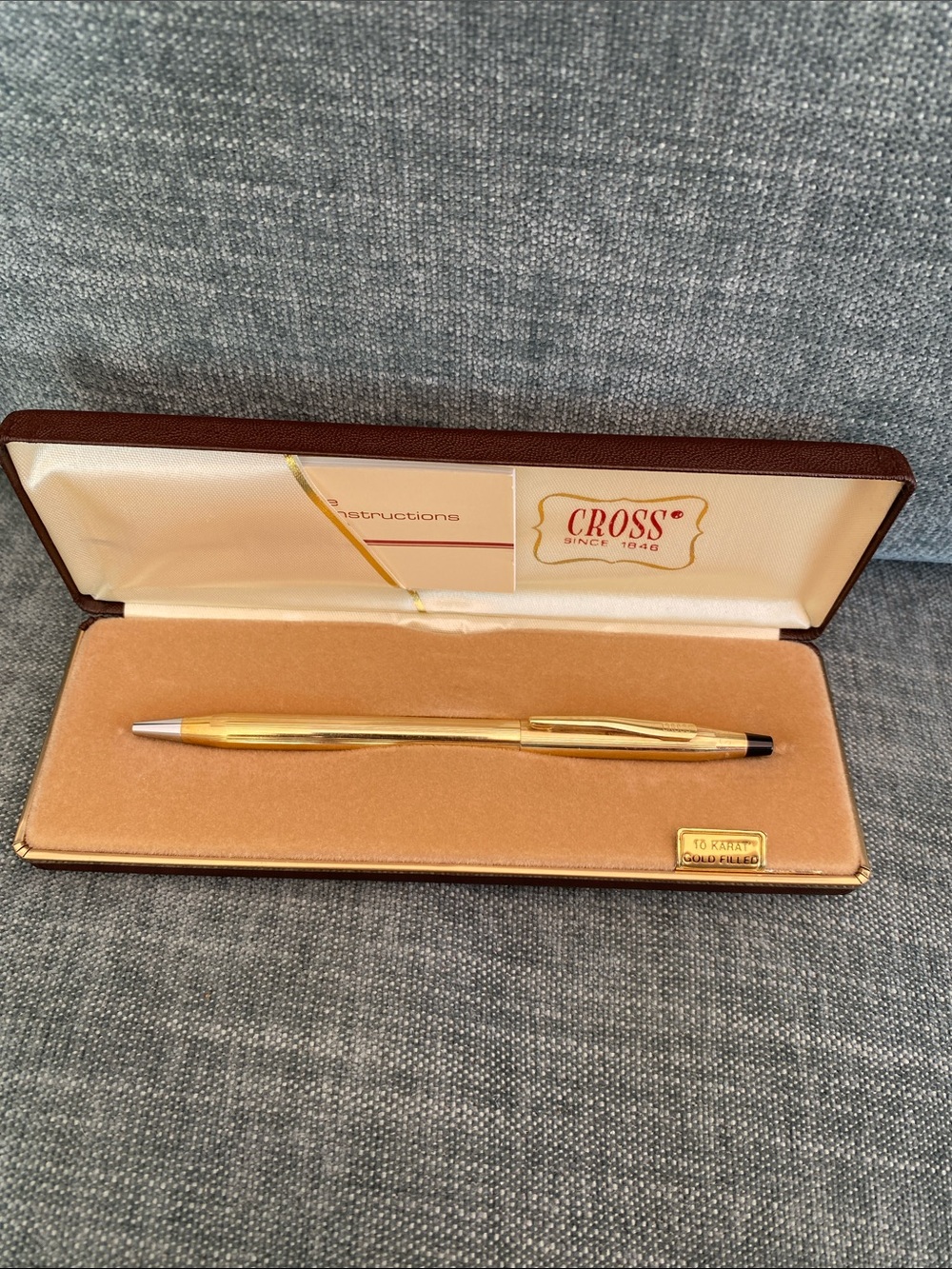 New! CROSS 10K Gold-Filled Ballpoint Pen — Gold